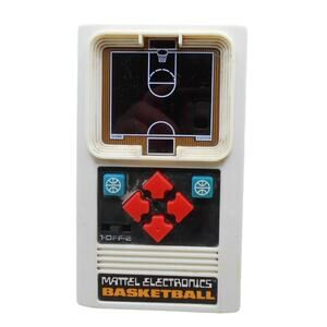 1978 Electronic Basketball Handheld Game Mattel Vintage Works READ